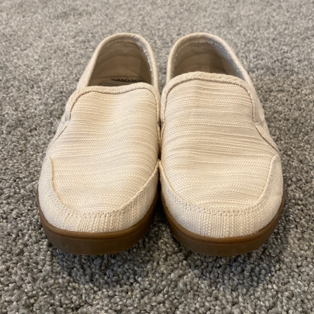 EUC Sanuk Pair O Dice Hemp Slide On - Size 6